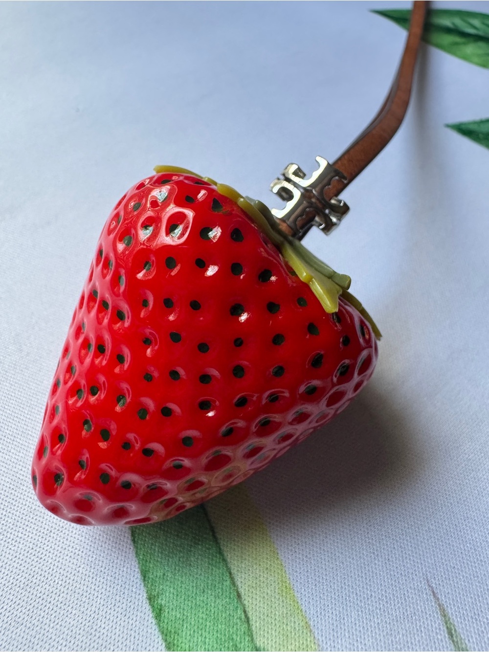 Tory Burch Strawberry Bag Charm